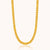 Men’s 18K Gold-Plated Stainless Steel Regal Cuban Link Chain
