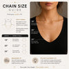Modern Traditional Gold Chain Necklace with Orange Accent for Everyday