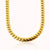 Men 18K Gold-Plated Stainless Steel Spartan Chain Necklace