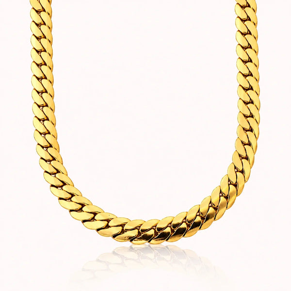 Men 18K Gold-Plated Stainless Steel Spartan Chain Necklace