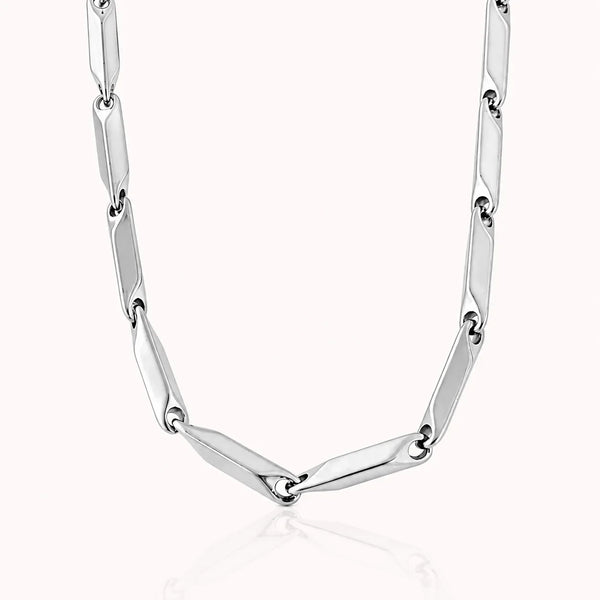 Premium Silver-Plated Stainless Steel Hawk Chain for Men