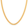 Classic Smooth Gold - Plated Chain with Secure Hook Lock For Women