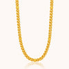 Men’s 18K Gold-Plated Stainless Steel Regal Cuban Link Chain