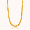Men’s 18K Gold-Plated Stainless Steel Regal Cuban Link Chain