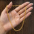Luxury Textured 18K Gold-Plated Designer Chain Necklace for Women