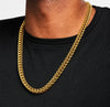 Men 18K Gold-Plated Stainless Steel Emperor Chain Necklace