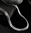 Men Silver-Plated Stainless Steel Spartan Chain Necklace