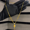 High-Polished Gold-Plated Chain – Lightweight Elegance for Everyday Glam 855