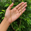 High-Polished 18K Gold-Plated Urban Gold Chain Necklace For Women