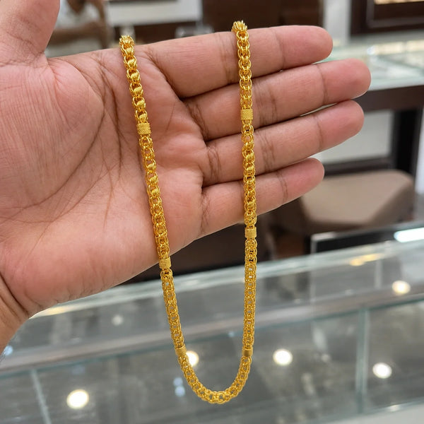 Men’s 18K Gold-Plated Stainless Steel Regal Cuban Link Chain