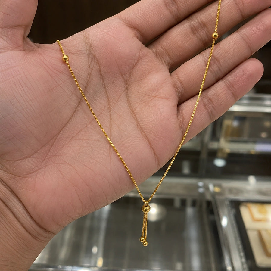 High-Polished Gold-Plated Chain | Lightweight Everyday Elegance