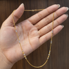 High-Polished Gold-Plated Chain – Lightweight Elegance for Everyday Glam 851