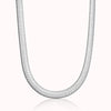 Men Silver-Plated Stainless Steel Thick Snake Chain Necklace For Men