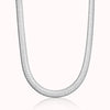 Men Silver-Plated Stainless Steel Thick Snake Chain Necklace For Men