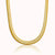 Men 18K Gold-Plated Stainless Steel Thick Snake Chain Necklace For Men