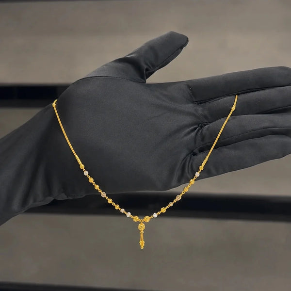 High-Polished Gold-Plated Chain – Lightweight Elegance for Everyday Glam 853