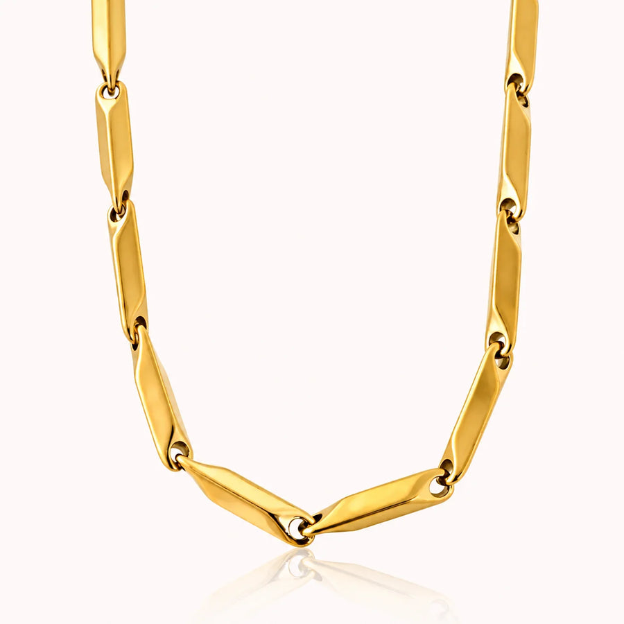 Premium 18k Gold-Plated Stainless Steel Hawk Chain for Men