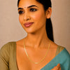 Elegant Luxury Gold-Plated Herringbone Chain Necklace For Daily Wear Women