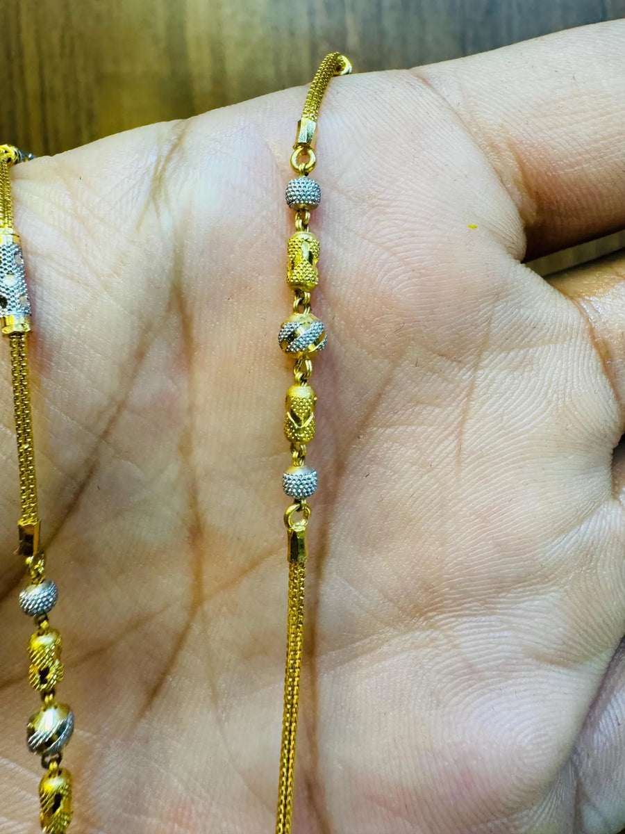 High-Polished Gold-Plated Chain – Lightweight Elegance for Everyday Glam 851
