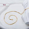 High-Polished Gold-Plated Chain – Lightweight Elegance For Daily Wear