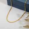 High-Polished Gold-Plated Chain – Lightweight Elegance For Daily Wear