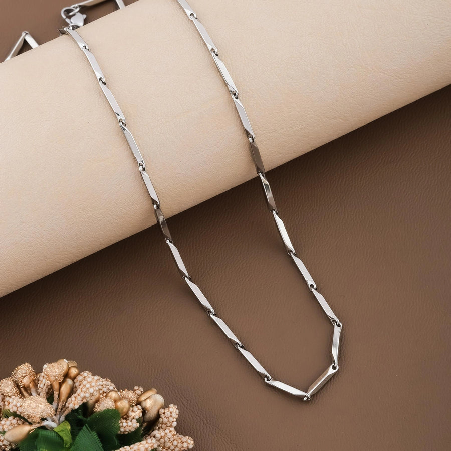 Premium Silver-Plated Stainless Steel Hawk Chain for Men